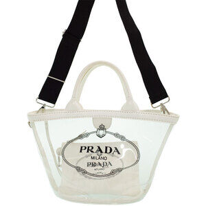 Prada Plexi Shopper Handbag pouch bag